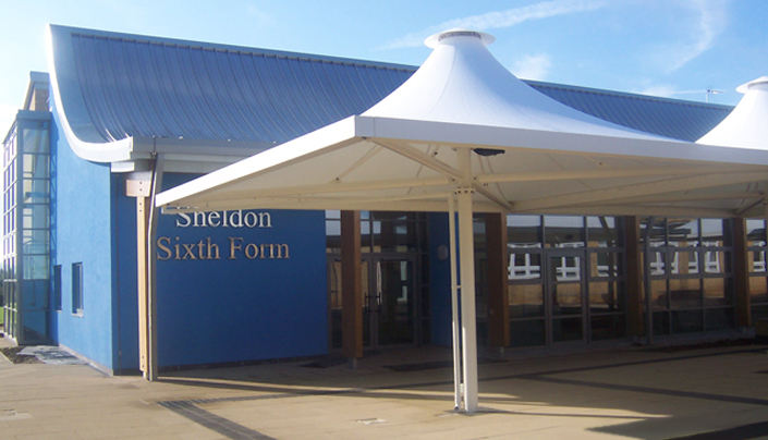 Client: Sheldon School, Project: Sixth Form Centre, Value: £3m